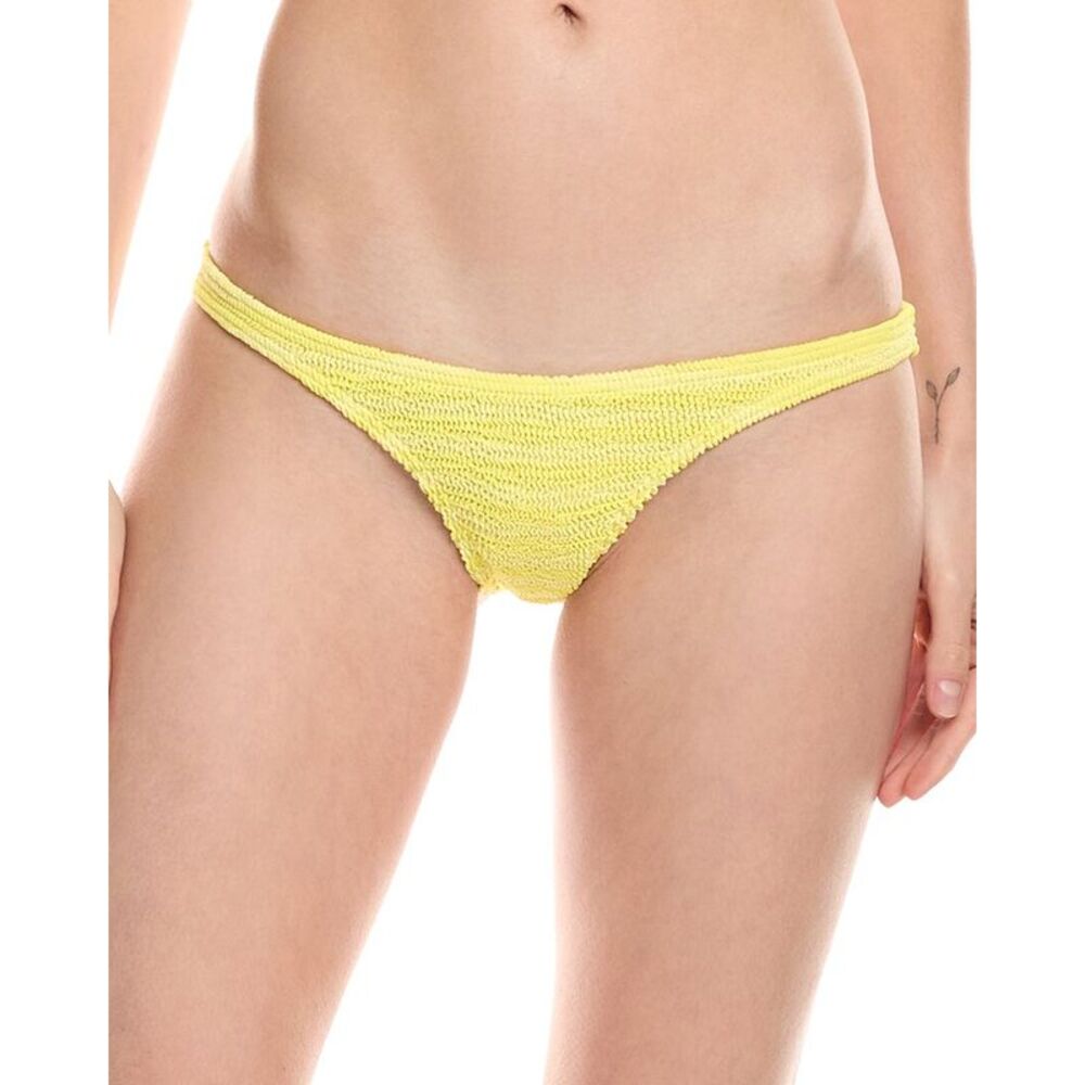 Bond-Eye Swim Womens  Vista Brief Bikini Bottom, Yellow